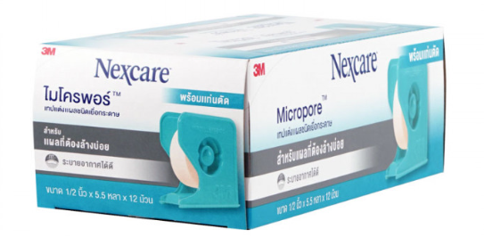 NEXCARE MICROPORE 1/2'' X 5.5 YD