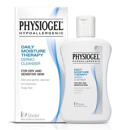 PHYSIOGEL DAILY MOISTURE THERAPY DERMO-CLEANSER 150 ML. สีฟ้า