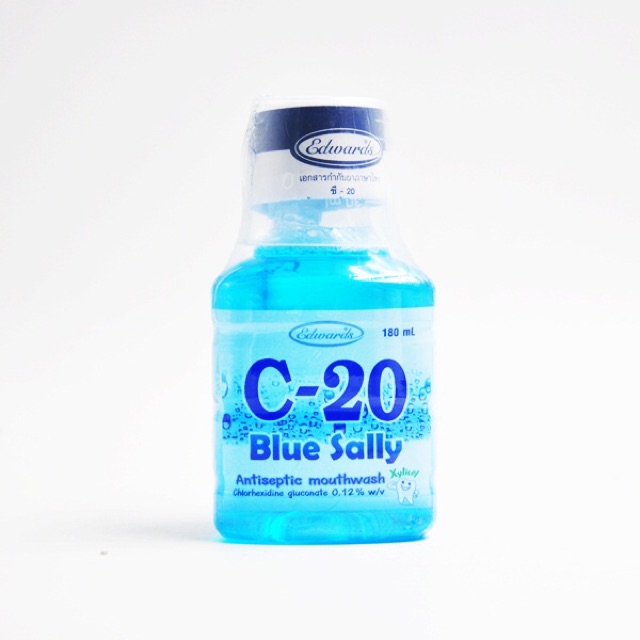 C-20 MOUTHWASH 0.12% (BLUE SALLY) 180ML.