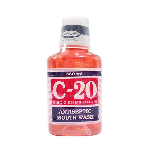 C-20 MOUTHWASH 0.12% (RED) 360ML.