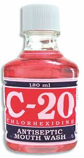 C-20 MOUTHWASH 0.12% (RED)180 ML.
