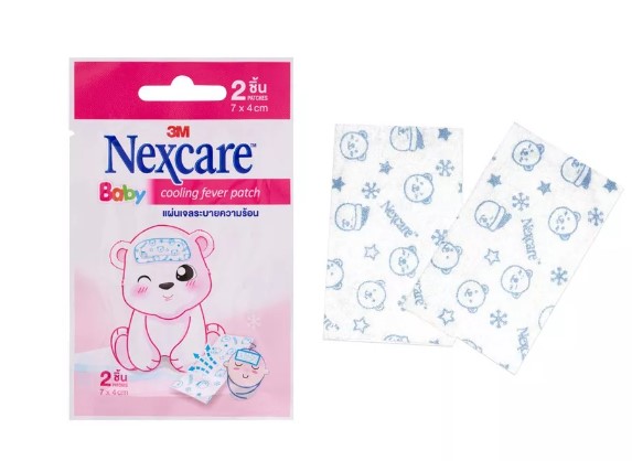 3M NEXCARE COOLING FEVER BABY ซอง 2 ชิ้น 