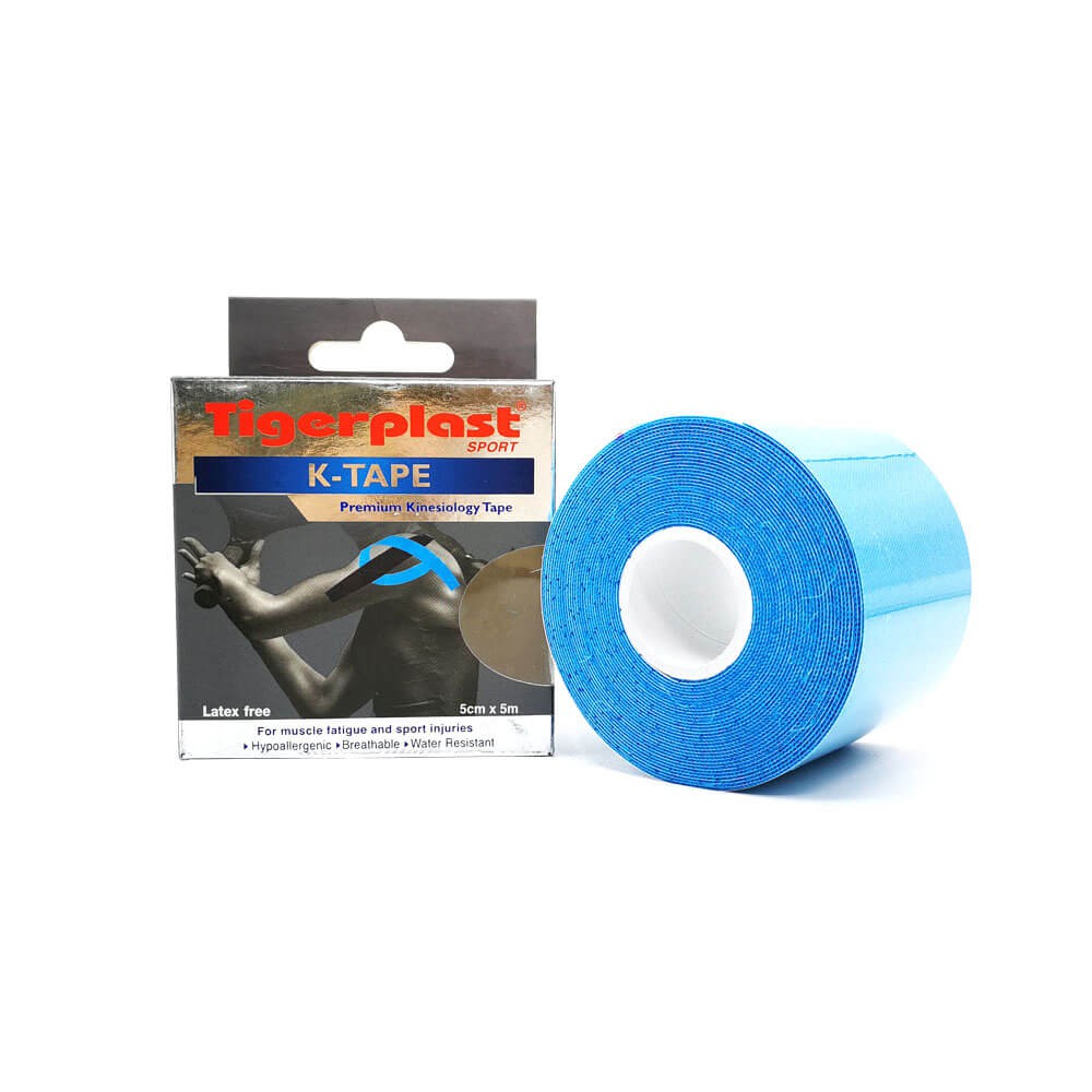 TIGERPLAST K-TAPE ELASTIC MUSCLE K-TAPE สีฟ้า 5M * 5M 