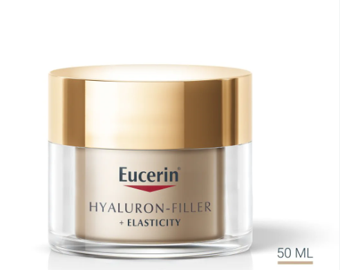 EUCERIN HYALURON RADIANCE-LIFT FILLER NIGHT CREAM 50ML. สีทอง