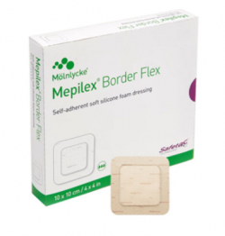 MEPILEX BORDER FLEX 10*10CM. 1'S