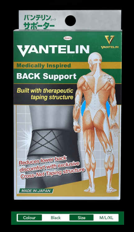 VANTELIN BACK SUPPORT TAPING THEORY #L