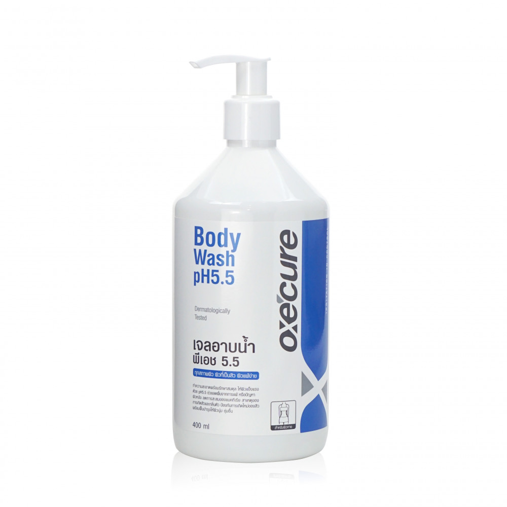 OXECURE BODY WASH PH 5.5 400ML.