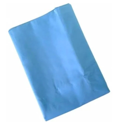 ผ้าขวางเตียงผู้ป่วย 145X110CM สีฟ้า