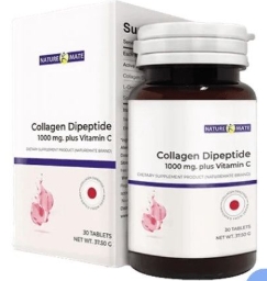 NATUREMATE COLLAGEN DIPEPTIDE 1000 MG PLUS C 30'S
