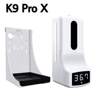 K9 PRO X AUTONOMIC THERMOMETER & ALCOHOL DISPENSER WITH STAND