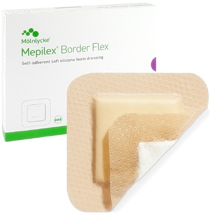 MEPILEX BORDER FLEX 7.5*7.5CM. 1'S