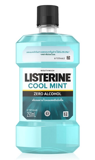 LISTERINE COOLMINT ZERO ALCOHOL 250 ML.