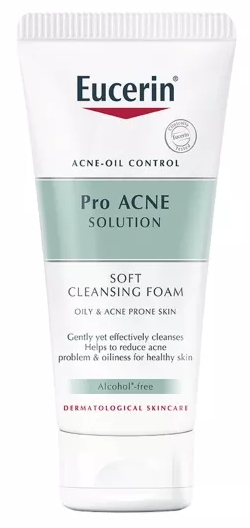 EUCERIN PRO ACNE SOLUTION SOFT CLEANSING FOAM 50ML.